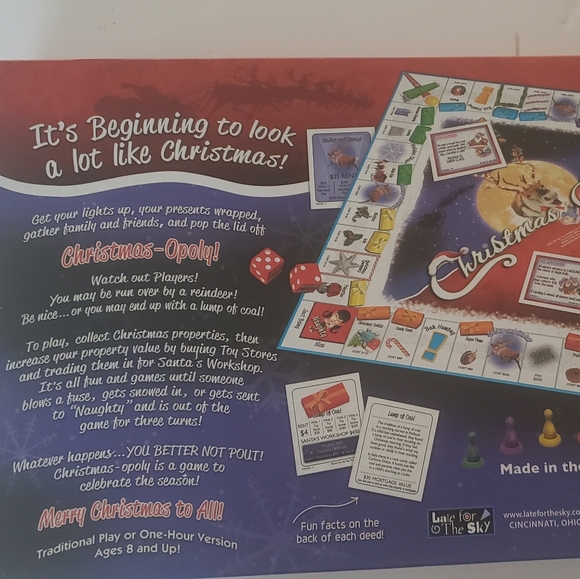 Christmas-Opoly Game by Late For The Sky - Picture 11 of 12